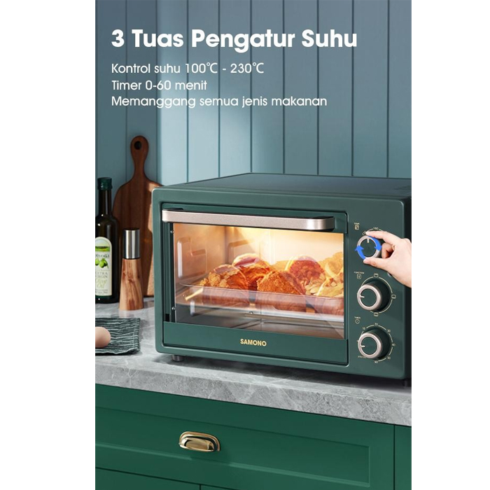 Jual Samono Oven Listrik Kontrol Timer L Sw Eog Hijau Wahana